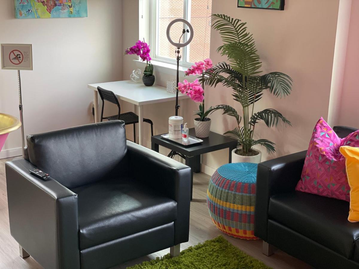Апартаменты Lux House Of Champagne 2Br 2Ba Free Parking & Wifi Балтимор Экстерьер фото